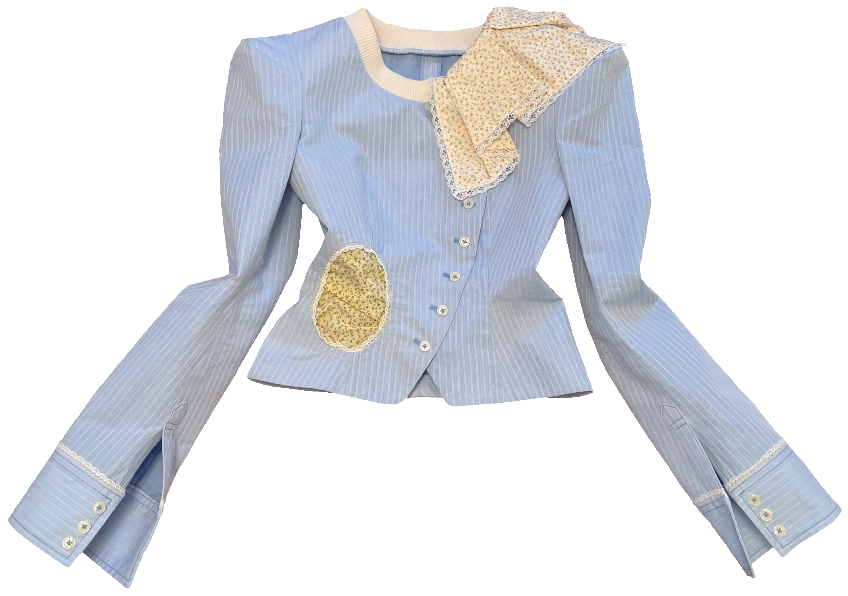 pajama work button-up